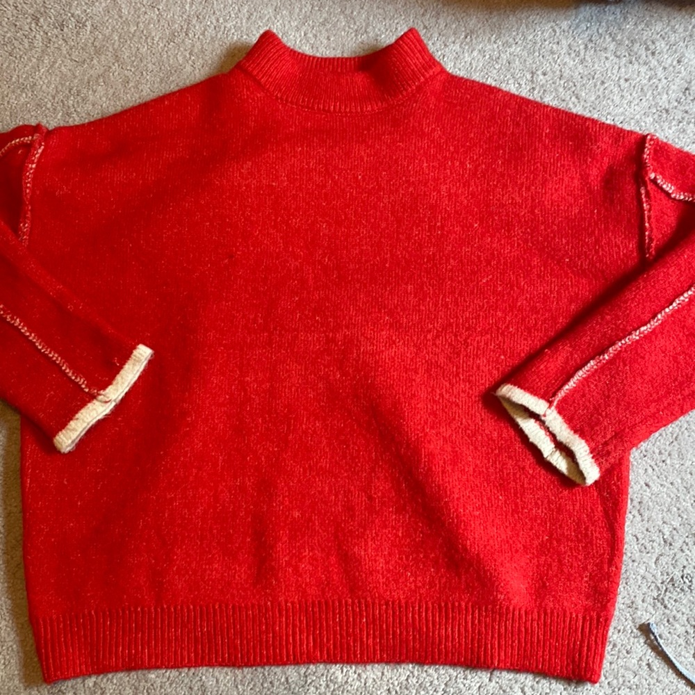 Red sweater